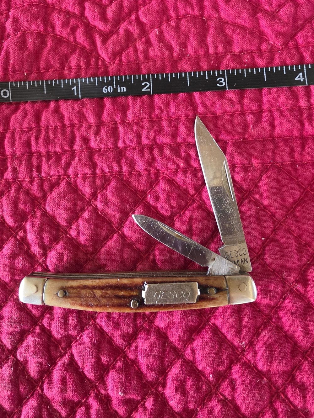 GESCO Japan 14 Men’s Pocketknife Vintage Collectible Classic EUC